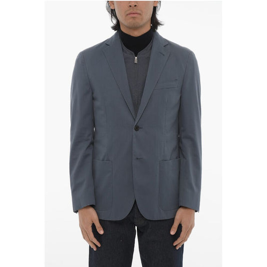 Corneliani ID Wool Blend Blazer with Removable Chest Piece