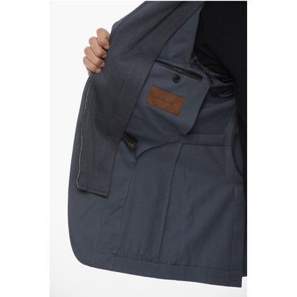 Corneliani ID Wool Blend Blazer with Removable Chest Piece