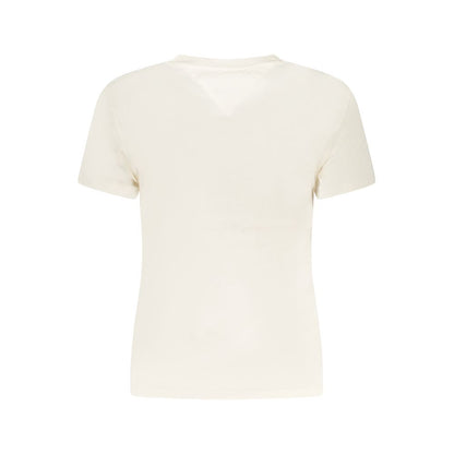 Tommy Hilfiger Beige Cotton Tops & T-Shirt