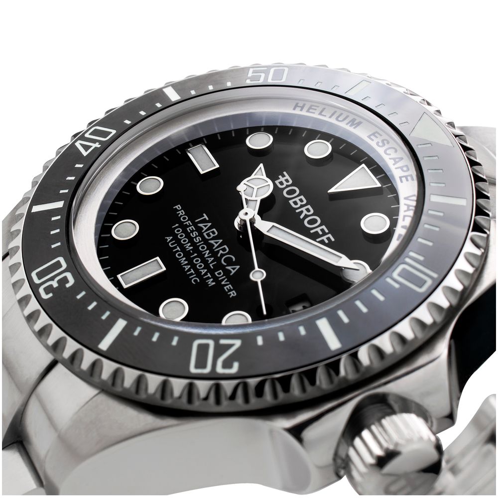 Bobroff Gray Stainless Steel Watch