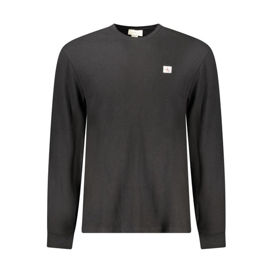Calvin Klein Black Cotton Men Sweater