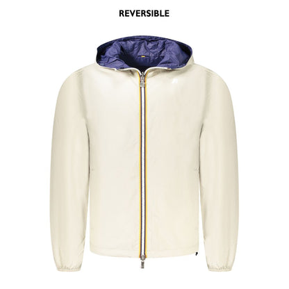 K-WAY Beige Nylon Men Jacket