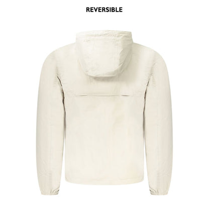 K-WAY Beige Nylon Men Jacket