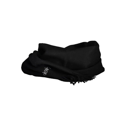Calvin Klein Black Polyester Scarf