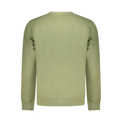 Hugo Boss Green Cotton Sweater