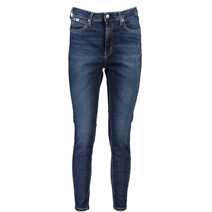 Calvin Klein Blue Cotton Jeans & Pant