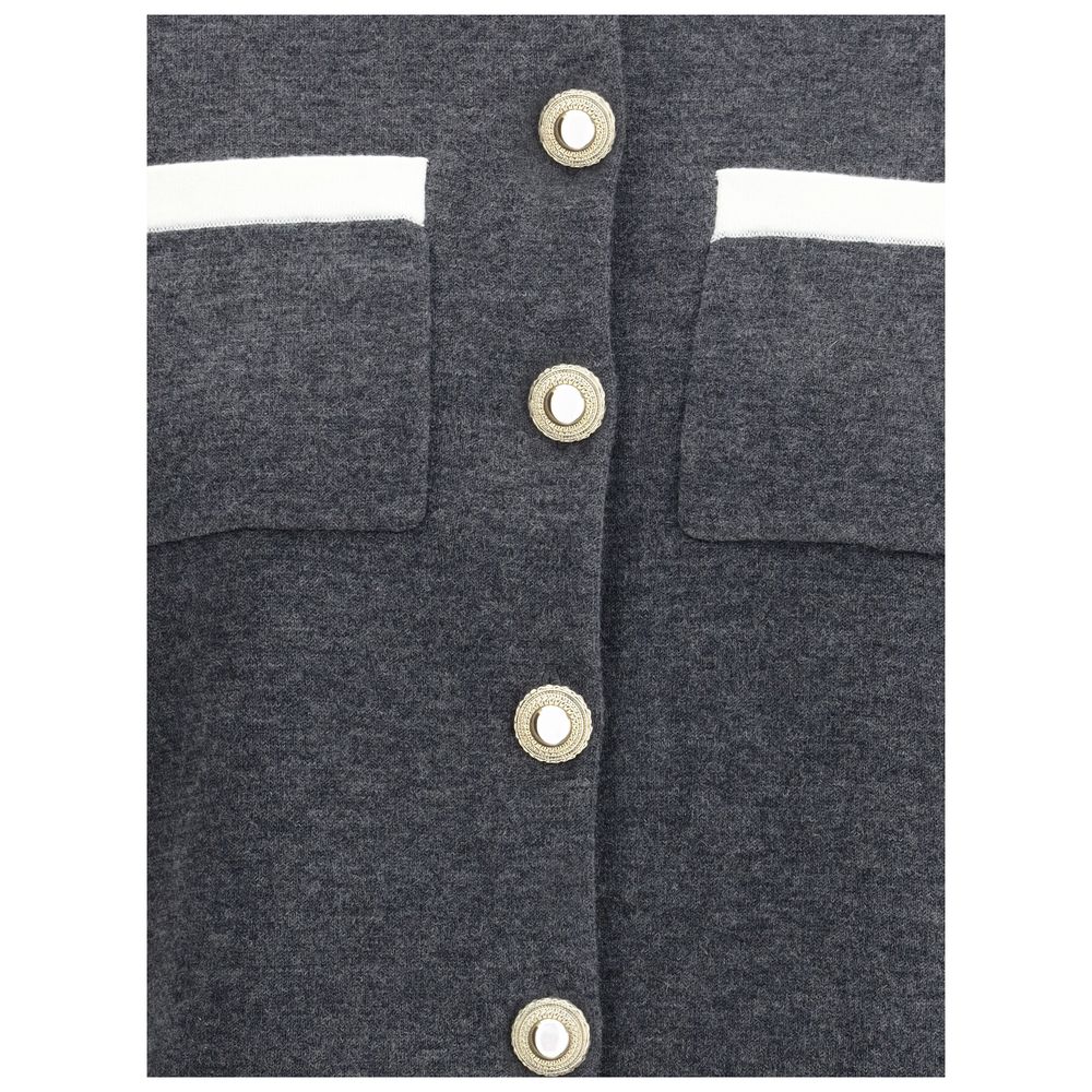 Self-Portrait Contrast collar Cardigan