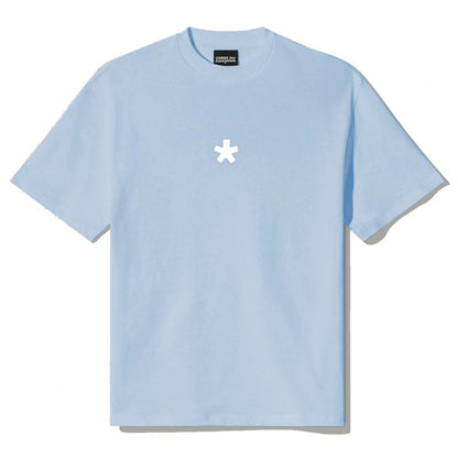 Comme Des Fuckdown Blue Cotton Tops & T-Shirt