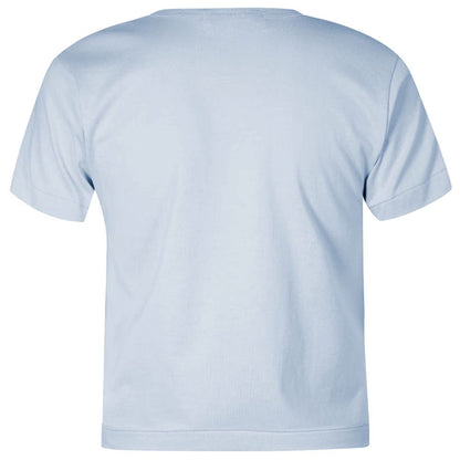 Comme Des Fuckdown Blue Cotton Tops & T-Shirt