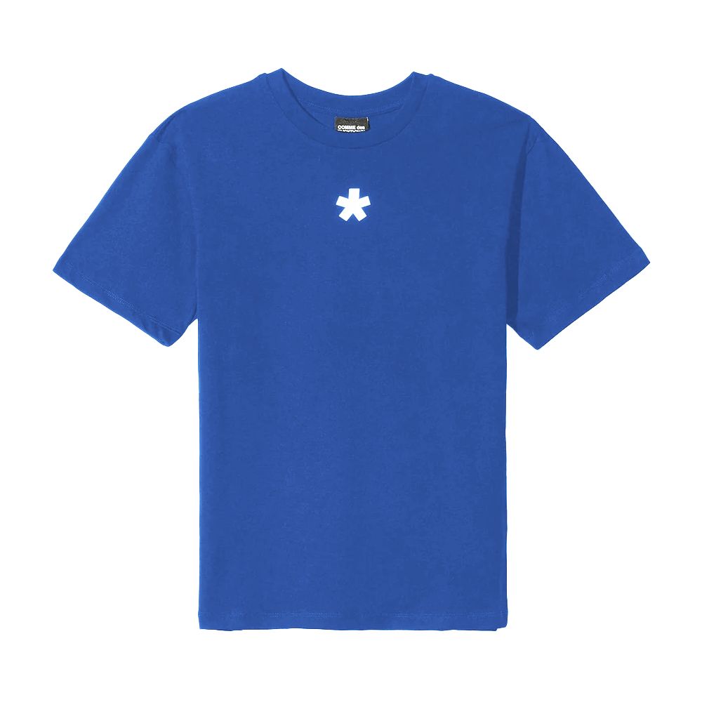 Comme Des Fuckdown Blue Cotton Tops & T-Shirt