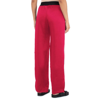 Comme Des Fuckdown Fuchsia Polyester Jeans & Pant