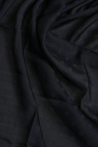 Dolce & Gabbana Black Viscose Fringes Neck Warmer Scarf