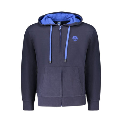 North Sails Blue Cotton Men Sweater