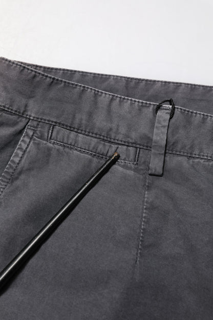 Dolce & Gabbana Dark Gray Cotton Stretch Denim Bermuda Shorts