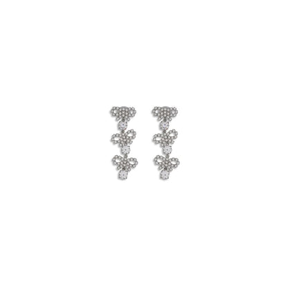 Self-Portrait Dangling Earrings with bows