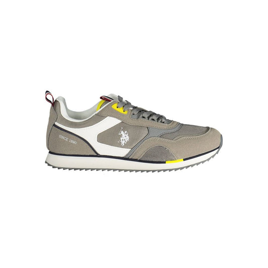 U.S. POLO ASSN. Gray Polyester Sneaker