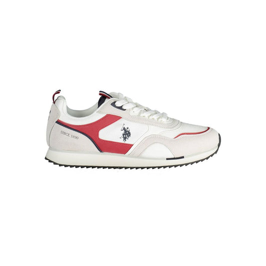 U.S. POLO ASSN. White Polyester Sneaker