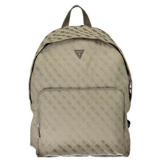 Guess Jeans Green Polyester Backpack