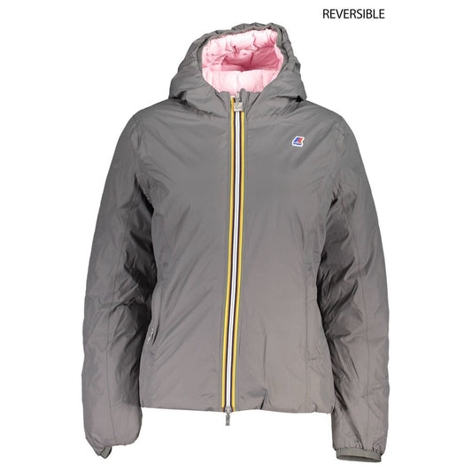 K-WAY Gray Polyamide Jackets & Coat
