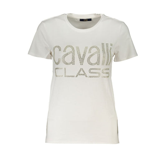 Cavalli Class White Cotton Tops & T-Shirt