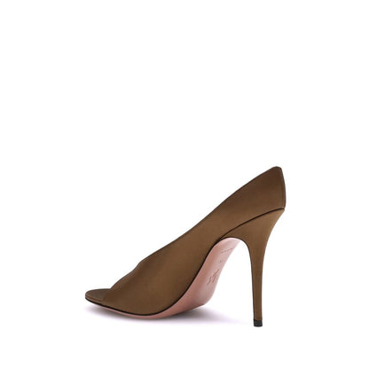 Amina Muaddi Anok satin Sandals