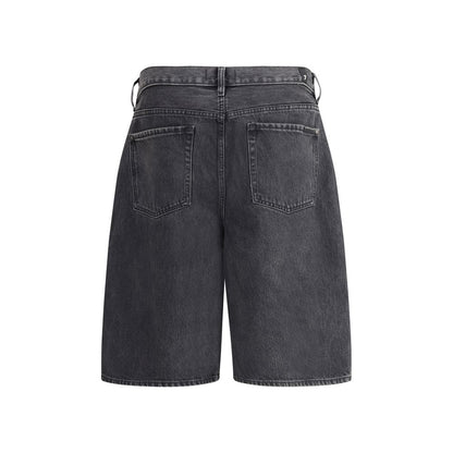 7FOR Denim Caviar Shorts