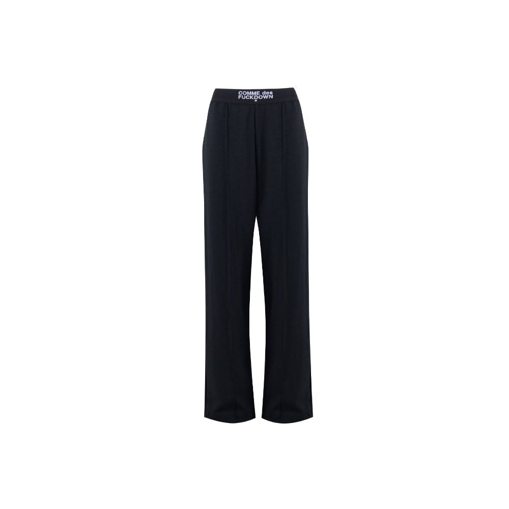 Comme Des Fuckdown Black Polyester Jeans & Pant