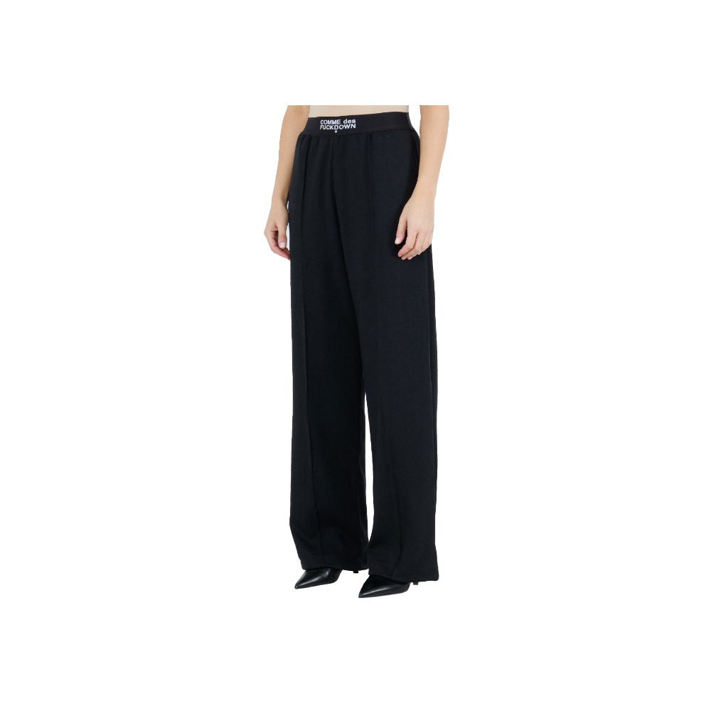 Comme Des Fuckdown Black Polyester Jeans & Pant