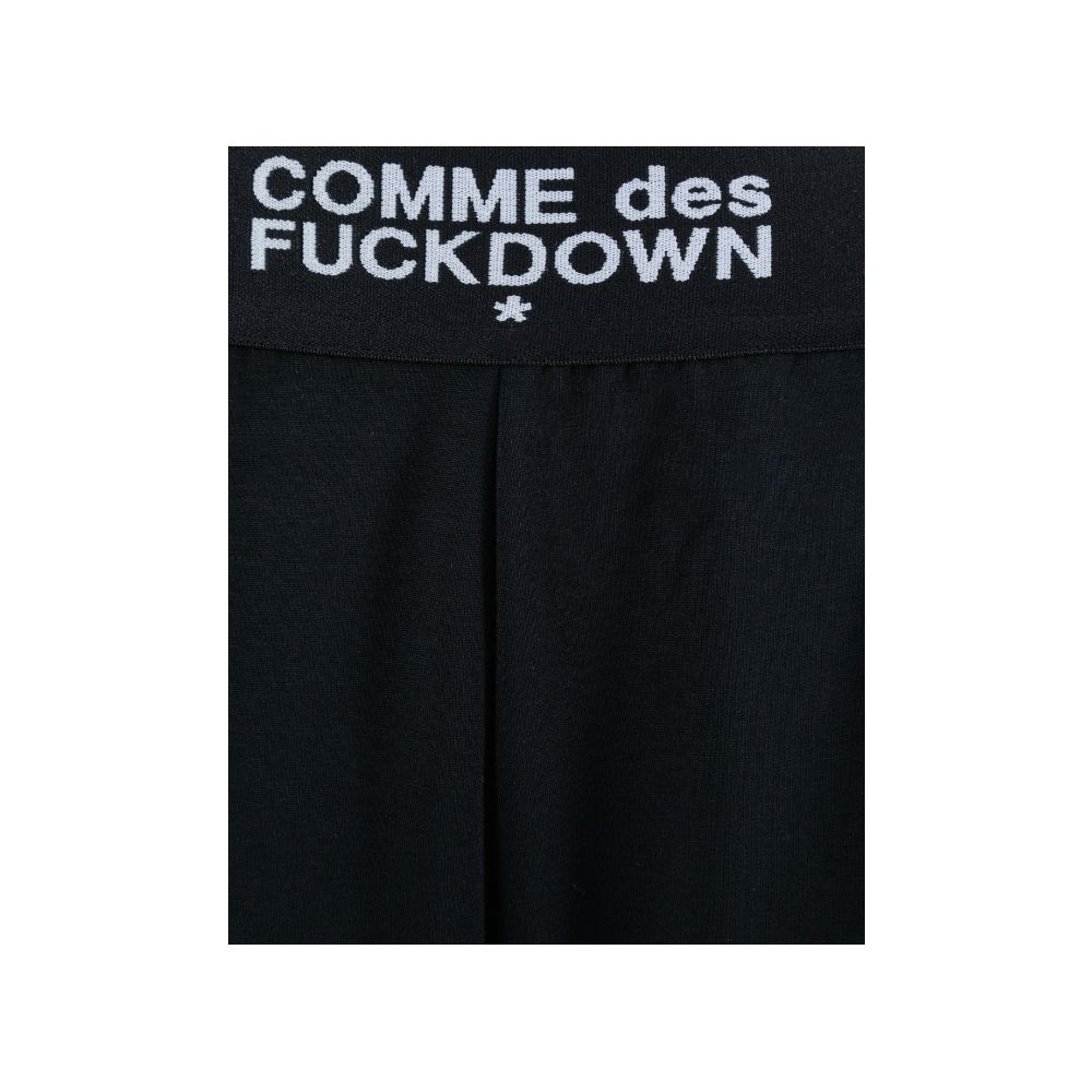 Comme Des Fuckdown Black Polyester Jeans & Pant