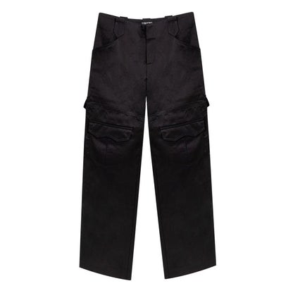 Tom Ford Black Viscose Cargo Pant