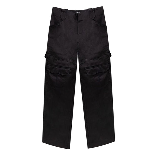 Tom Ford Black Viscose Cargo Pant