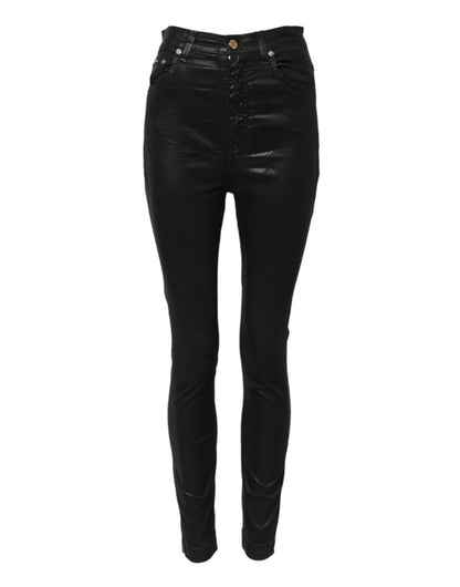 Dolce & Gabbana Black GRACE High Waist Skinny Denim Jeans