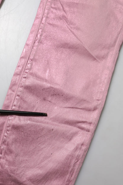 Dolce & Gabbana Pink GRACE High Waisted Skinny Denim Jeans