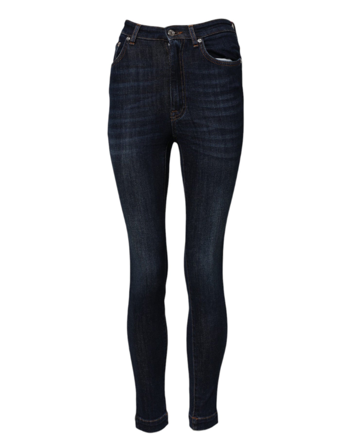 Dolce & Gabbana Blue GRACE High Waist Skinny Denim Jeans