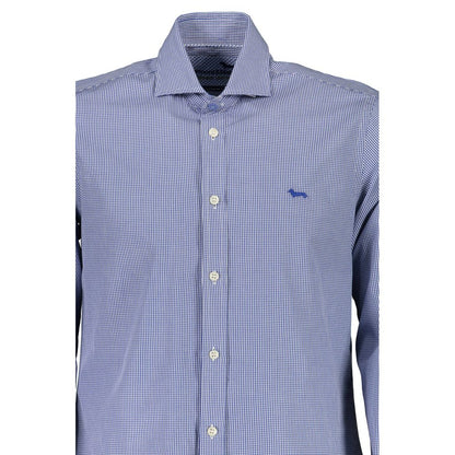 Harmont & Blaine Blue Cotton Shirt