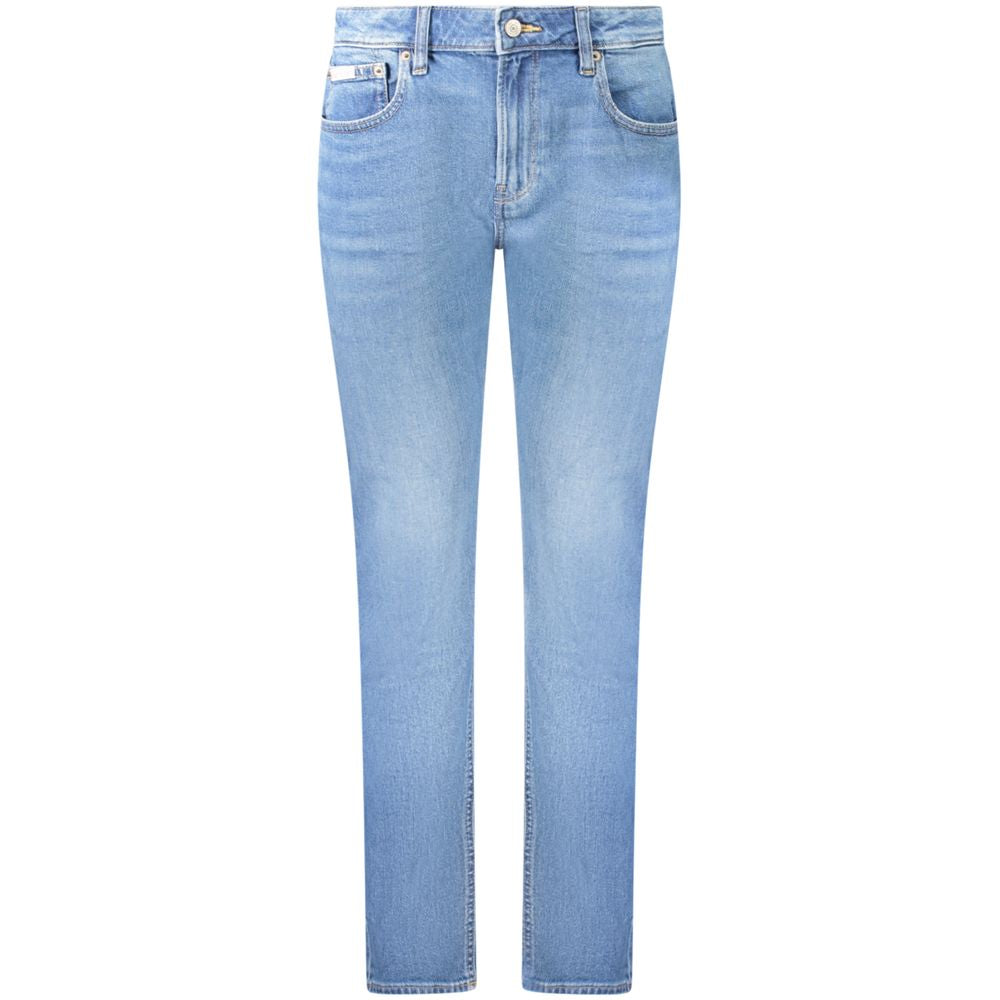 Calvin Klein Blue Cotton Jeans & Pant