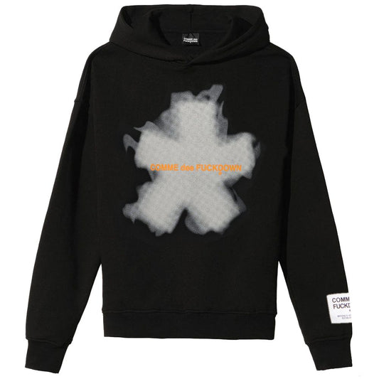 Comme Des Fuckdown Black Cotton Sweater