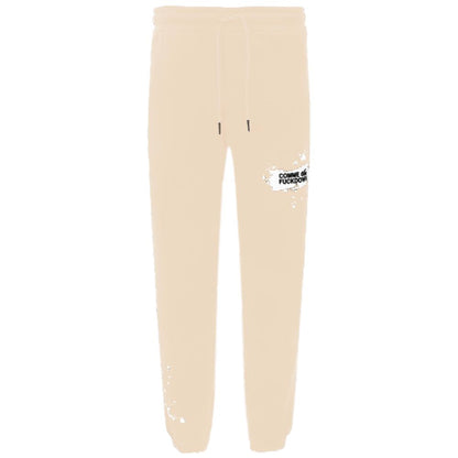 Comme Des Fuckdown Beige Cotton Jeans & Pant
