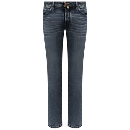 Jacob Cohen Blue Cotton Jeans & Pant