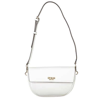 Guess Jeans White Polyethylene Handbag