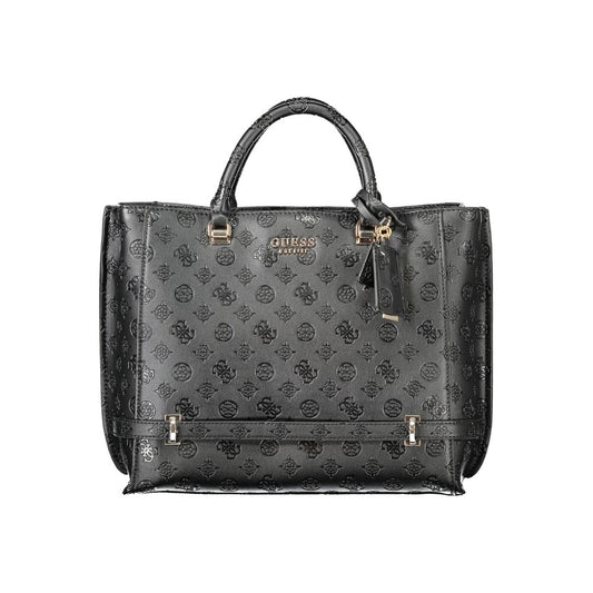 Guess Jeans Black Polyethylene Handbag