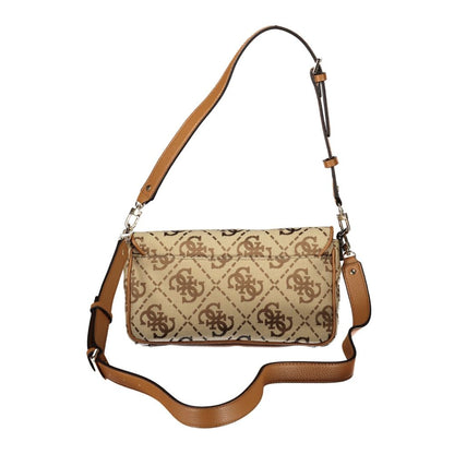 Guess Jeans Beige Polyester Handbag