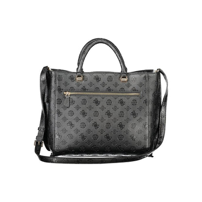 Guess Jeans Black Polyethylene Handbag