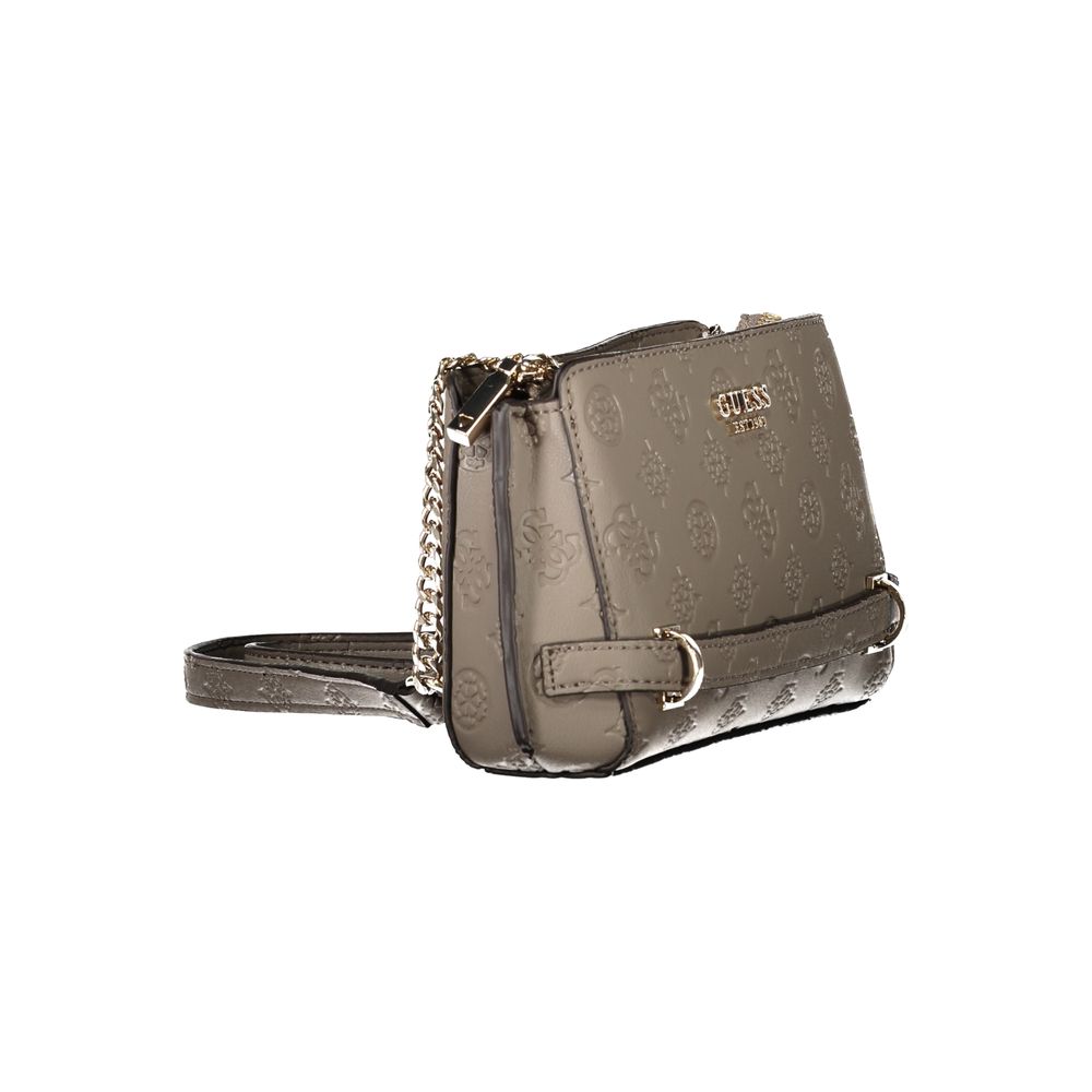 Guess Jeans Brown Polyethylene Handbag