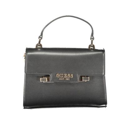 Guess Jeans Black Polyethylene Handbag