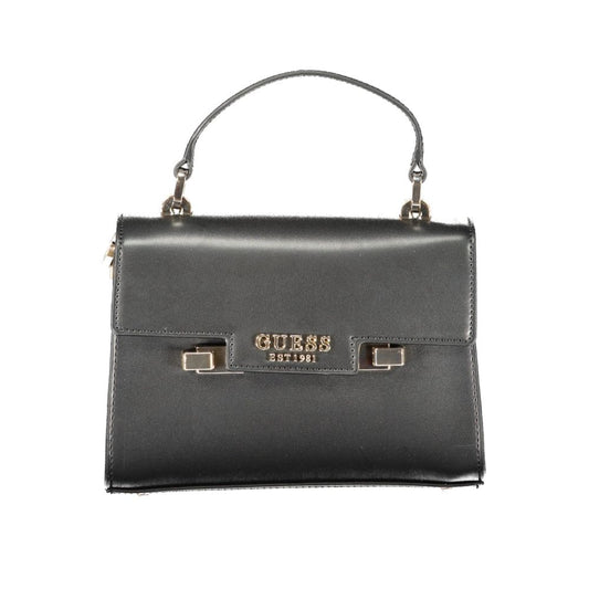 Guess Jeans Black Polyethylene Handbag