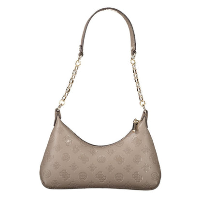 Guess Jeans Brown Polyethylene Handbag