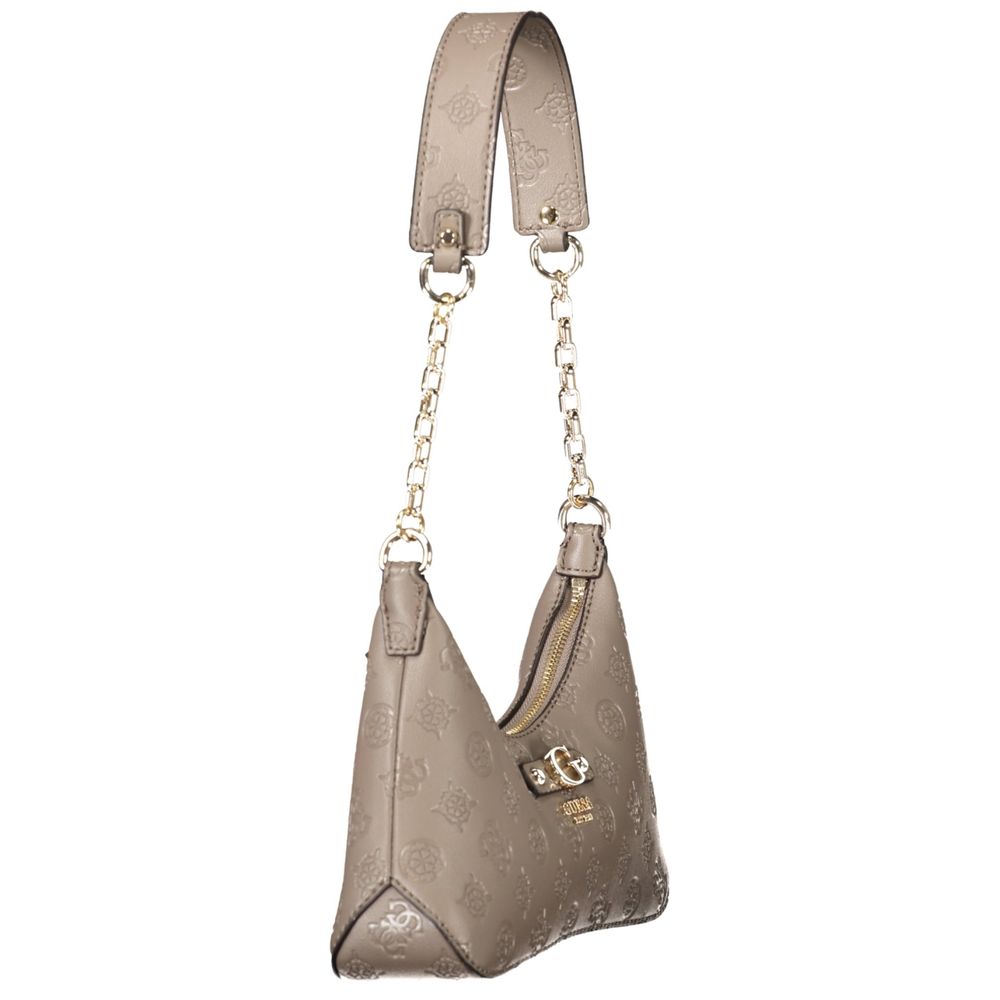 Guess Jeans Brown Polyethylene Handbag