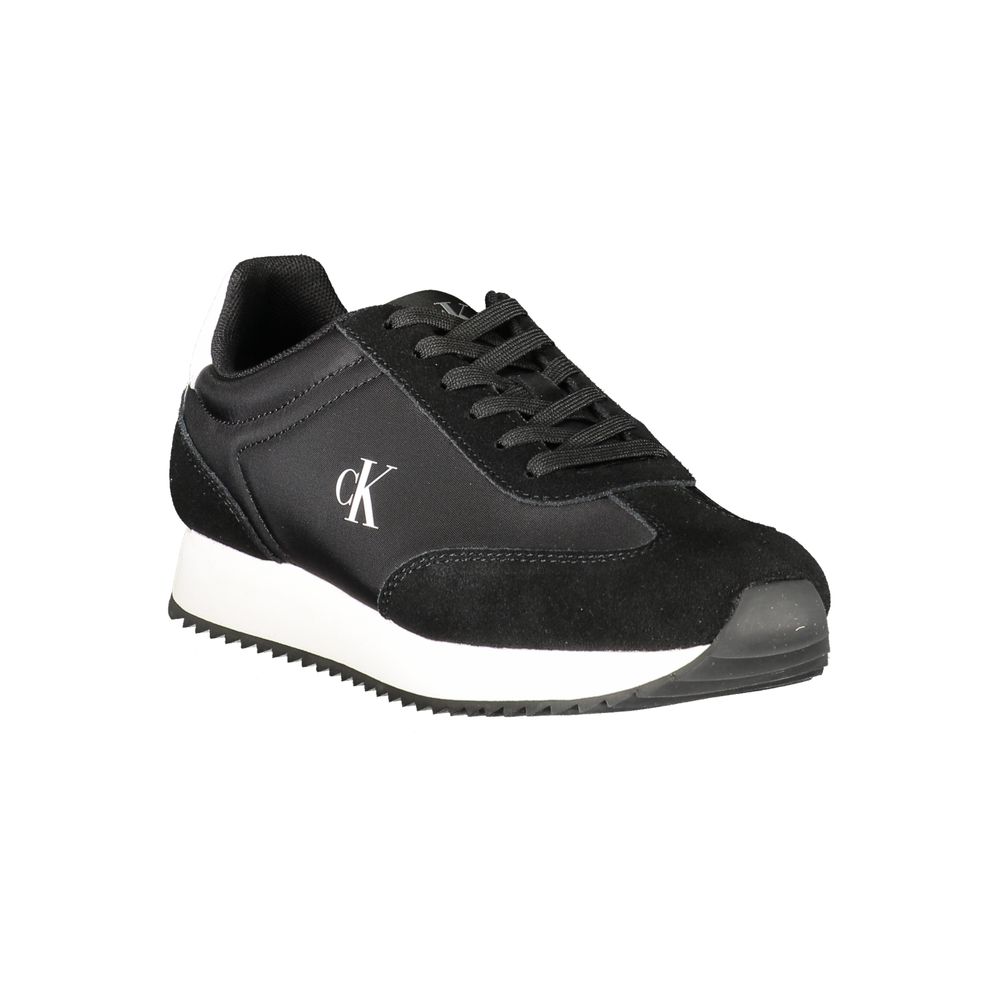 Calvin Klein Black Polyester Sneaker