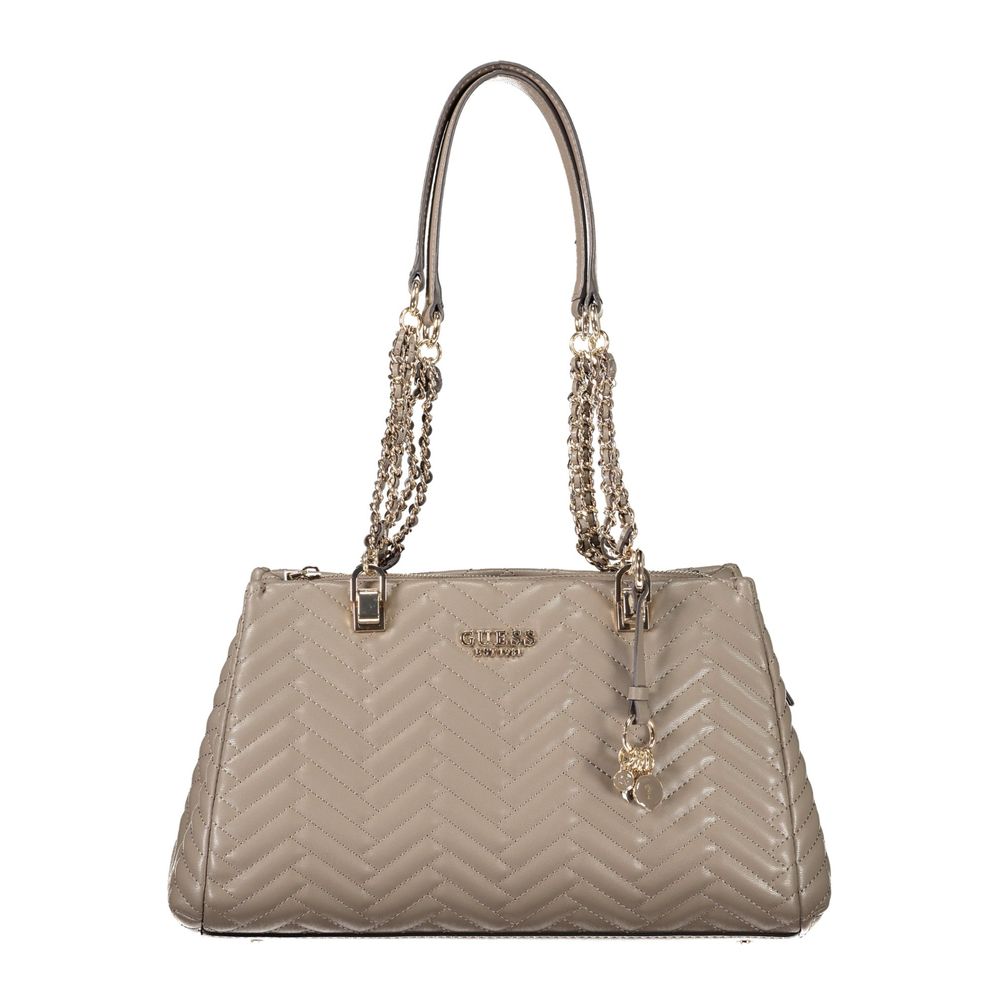 Guess Jeans Brown Polyethylene Handbag